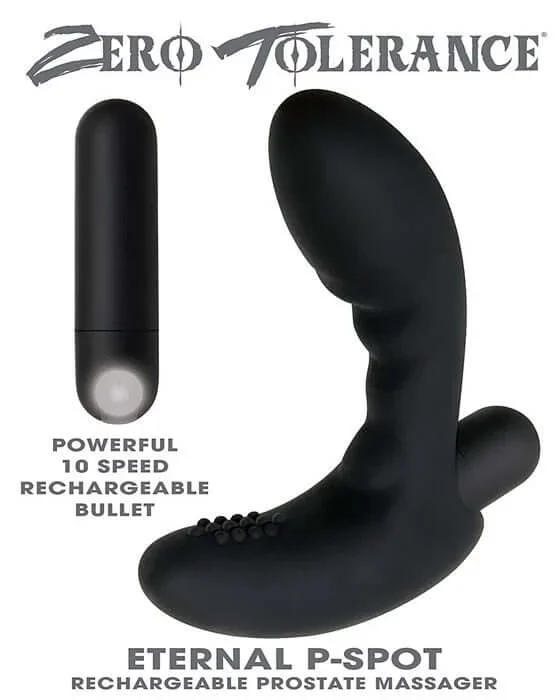 Zero Tolerance Eternal P-Spot Rechargeable Prostate Massage Black