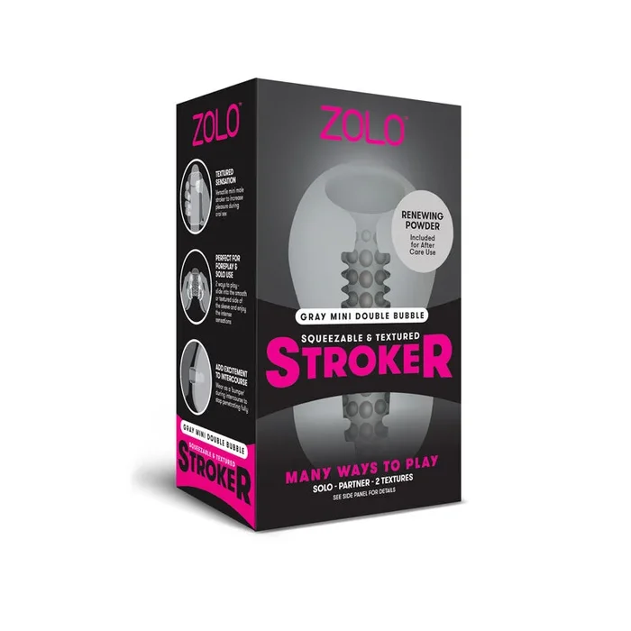 Zolo Grey Mini Double Bubble Stroker – Grey Stroker Sleeve