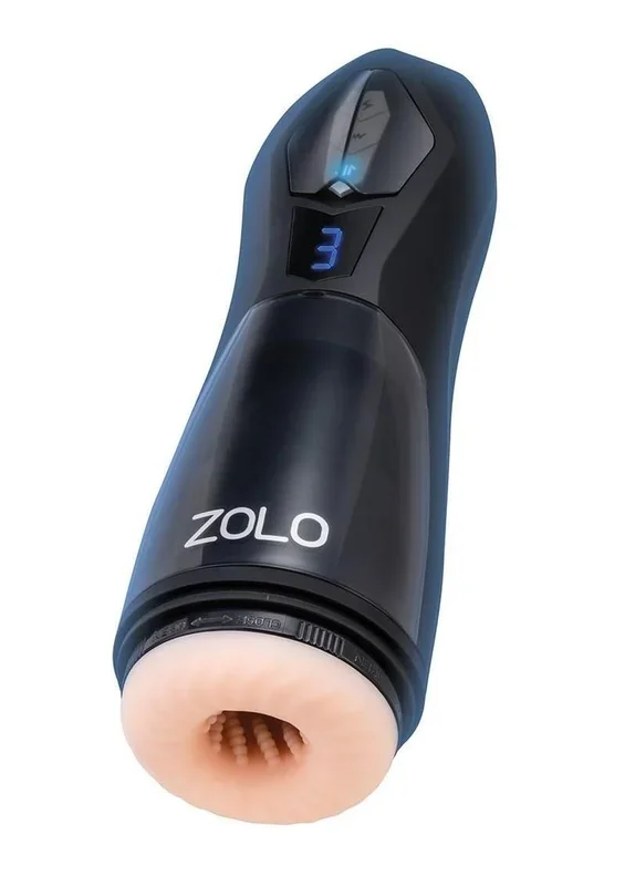 Zolo Lift Off One-Touch Vibrating Thrusting Stroker