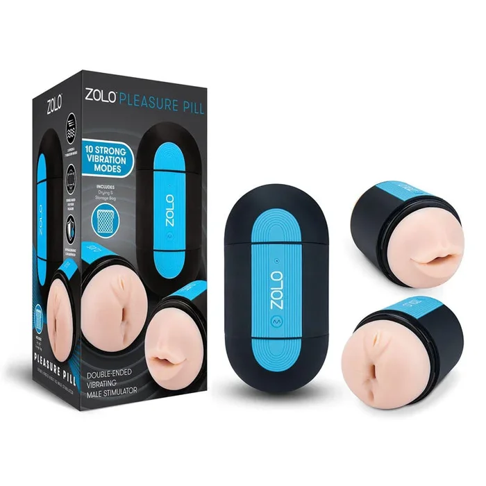 Zolo Pleasure Pill – Double Ended USB Rechargeable Stroker