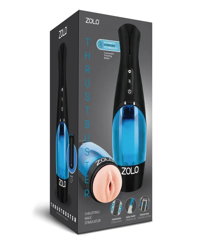 ZOLO Thrust Buster – Thrusting Male Stimulator w/Erotic Audio
