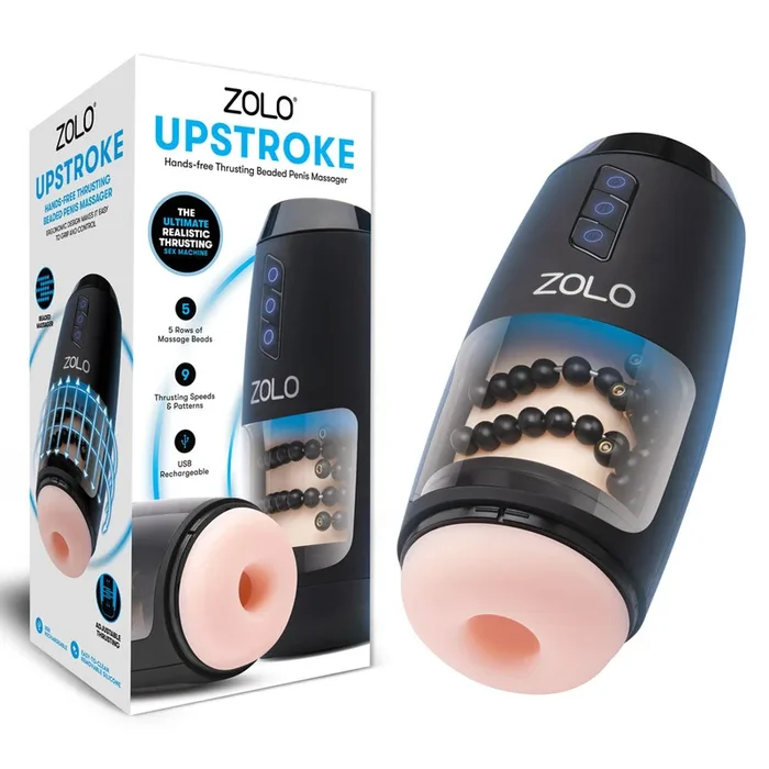 Zolo Upstroke – Flesh USB Rechargeable Auto Thrusting Masturbator