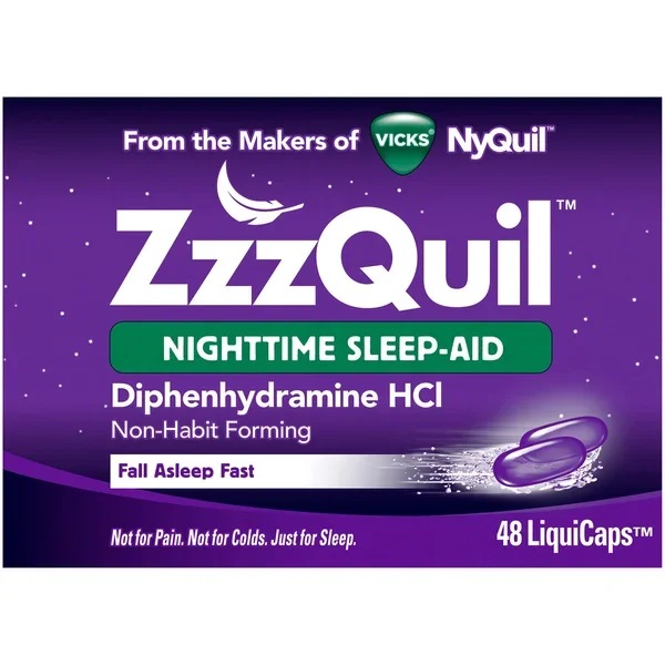Zzzquil – Nighttime Sleep Aid – 48 Liquicaps – 1 Pack